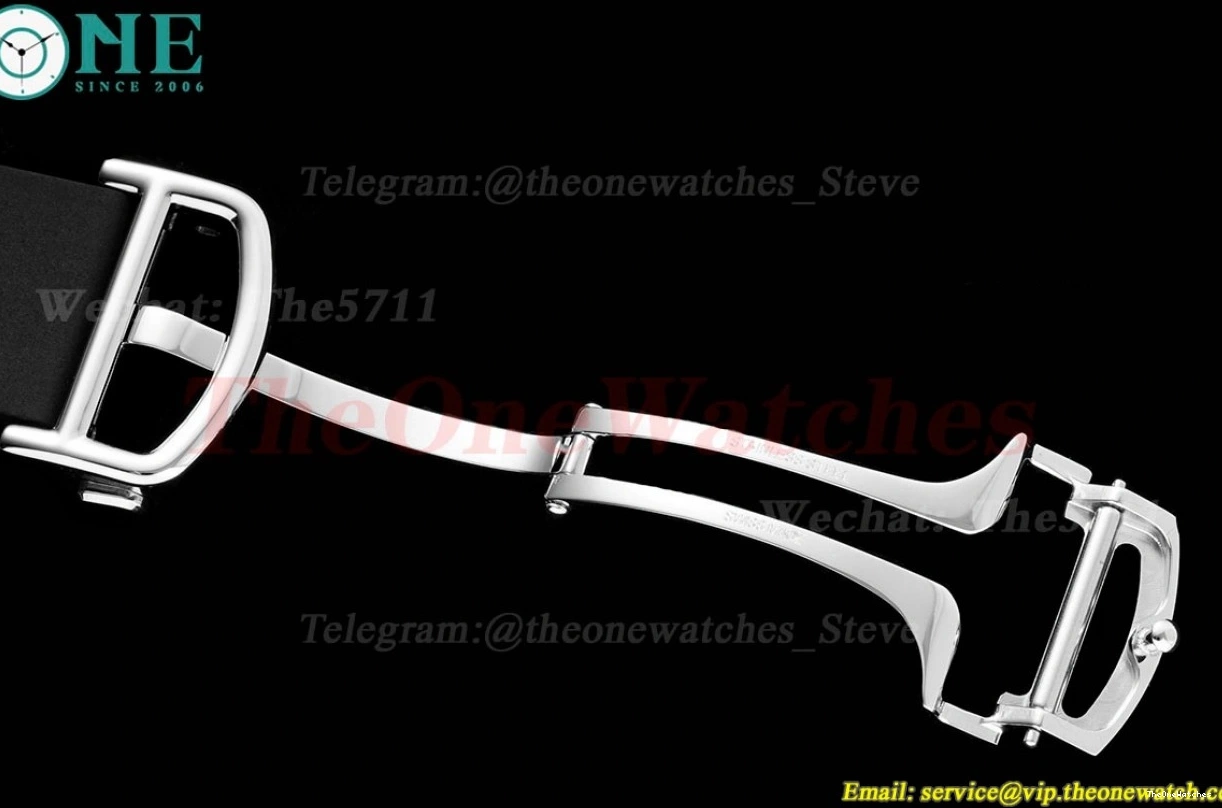 Santos MY9019 Rmn Cartier GF White SS XL 40MM De RU Mens 0412